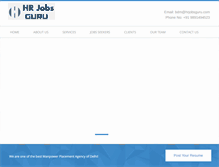 Tablet Screenshot of hrjobguru.com